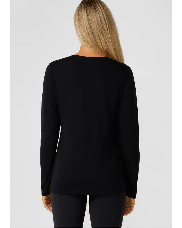 Lorna Jane Lotus Long Sleeve Top - Midnight Blue