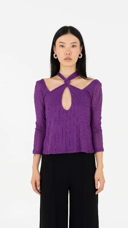 Dahlia knot top