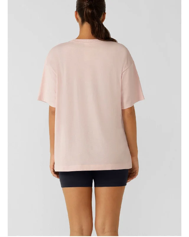 Lorna Jane Triumph Boyfriend Tee - Pale Peony