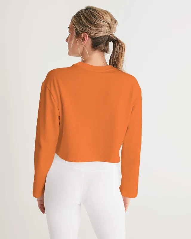 AKH Orange Women's Cropped Sweatshirt