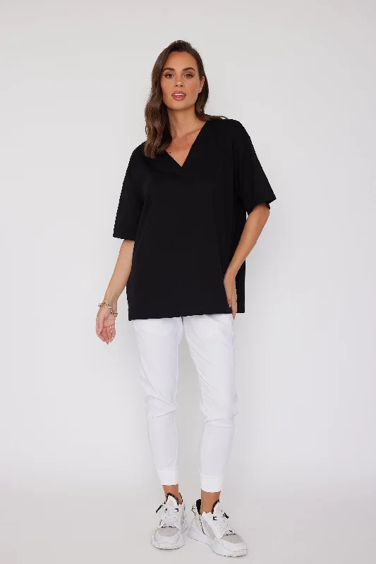 NIX V NECK Black