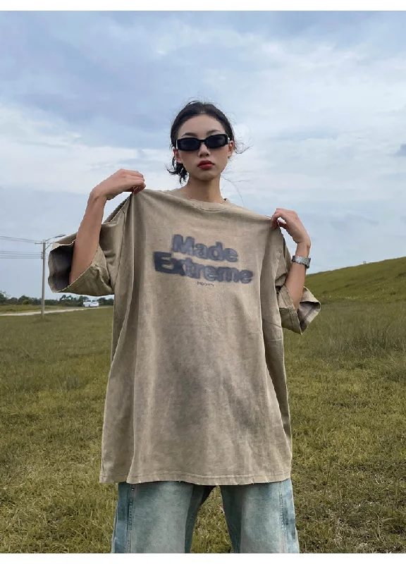 Made Extreme Washed Baggy T-Shirt