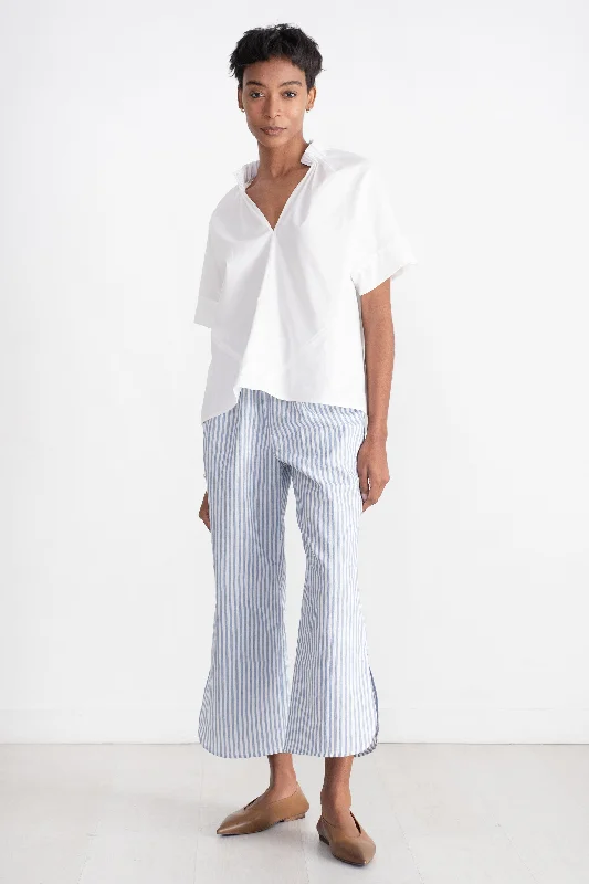 Ruched Front Pant, Blue