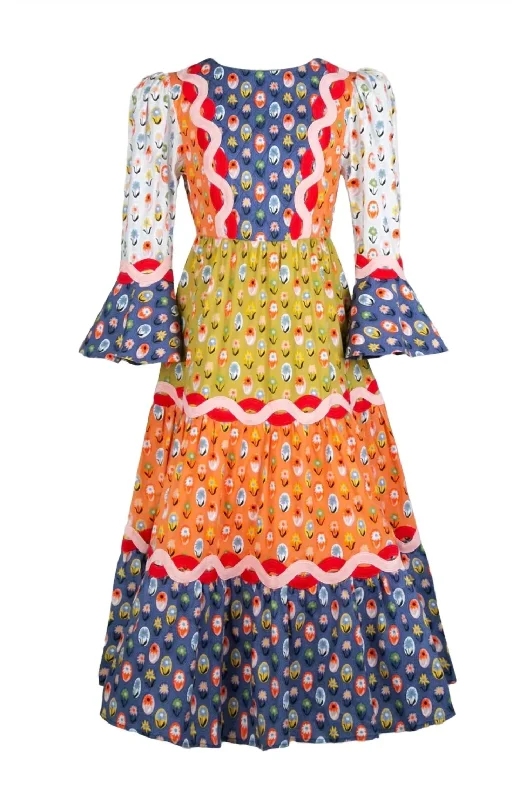 Esmeralda Dress In Multi