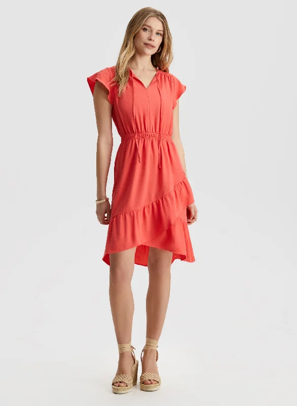 Ruffle Detail Dress